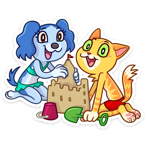 Стикер из набора Котик Ирвин :: @stickroom для Телеграм: Статические 🏰