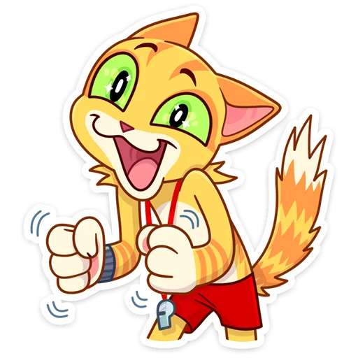 Стикер из набора Котик Ирвин :: @stickroom для Телеграм: Статические 🥳