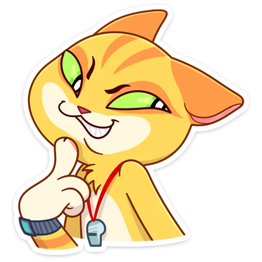 Стикер из набора Котик Ирвин (@TgSticker) для Телеграм: Статические 😏