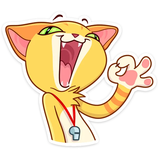 Стикер из набора Котик Ирвин (@TgSticker) для Телеграм: Статические 👌
