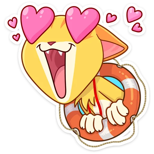 Стикер из набора Котик Ирвин (@TgSticker) для Телеграм: Статические 😍