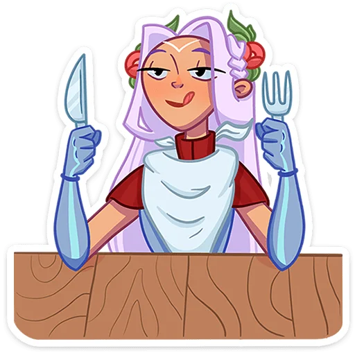 Стикер из набора Иса :: @stickroom для Телеграм: Статические 😋
