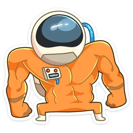 Стикер из набора Айзек (@TgSticker) для Телеграм: Статические 💪