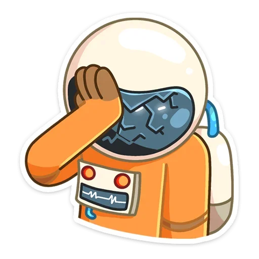 Стикер из набора Айзек (@TgSticker) для Телеграм: Статические 🤦♀️
