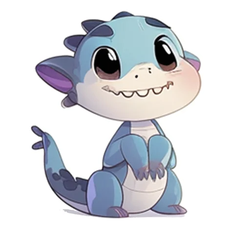 Стикер из набора Дракончик Искряш @etsoy_design для Телеграм: Статические 🙄