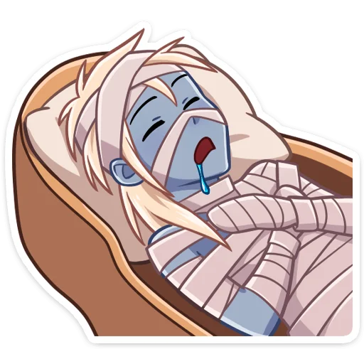 Стикер из набора Изис (@TgSticker) для Телеграм: Статические 😴
