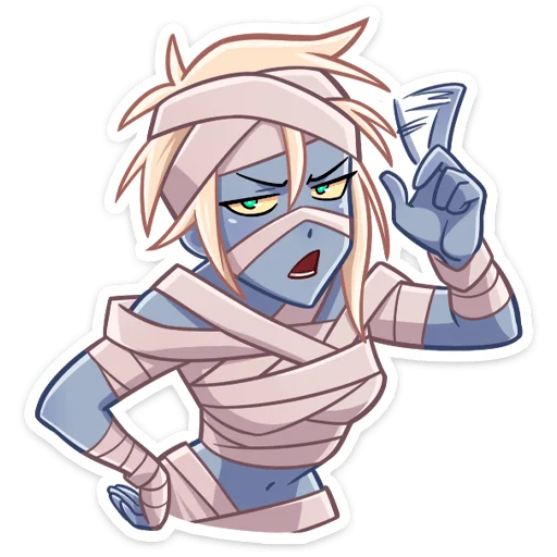 Стикер из набора Изис (@TgSticker) для Телеграм: Статические 😠