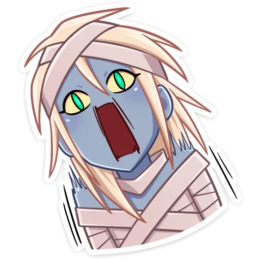 Стикер из набора Изис (@TgSticker) для Телеграм: Статические 😭