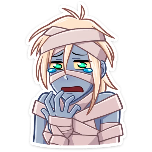Стикер из набора Изис (@TgSticker) для Телеграм: Статические 😢