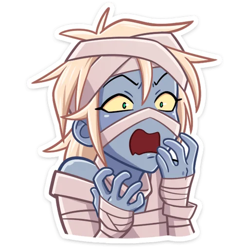 Стикер из набора Изис (@TgSticker) для Телеграм: Статические 😧
