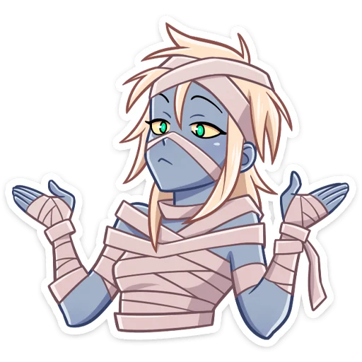 Стикер из набора Изис (@TgSticker) для Телеграм: Статические 🤷