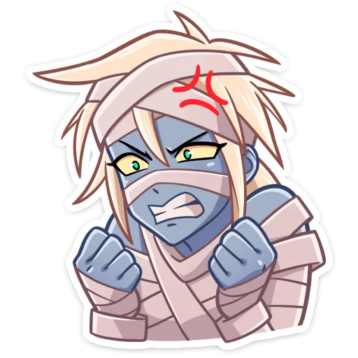 Стикер из набора Изис (@TgSticker) для Телеграм: Статические 😡