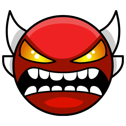 Стикер из набора Geometry Dash для Телеграм: Статические 👿