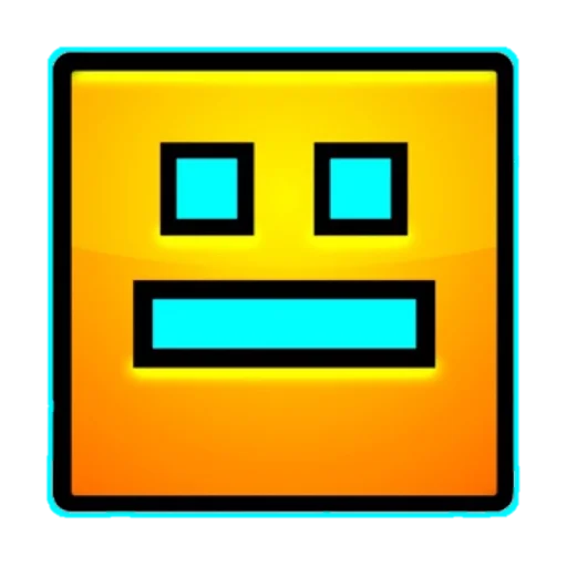 Стикер из набора Geometry Dash для Телеграм: Статические 😐