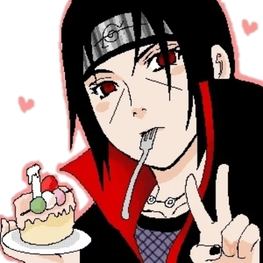 Стикер из набора itachi uchiha .saku для Телеграм: Статические ✌
