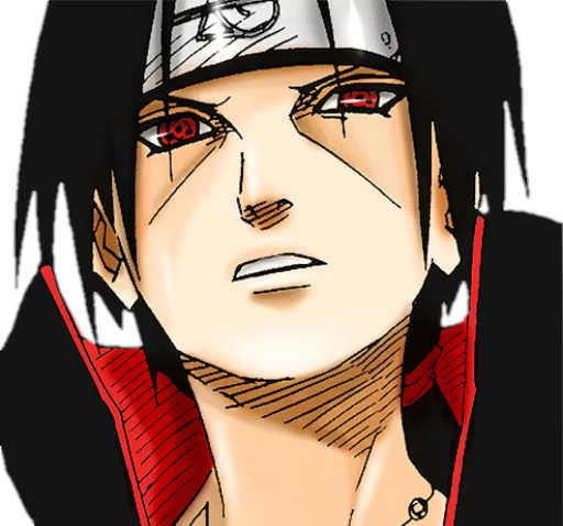 Стикер из набора itachi uchiha .saku для Телеграм: Статические 😟