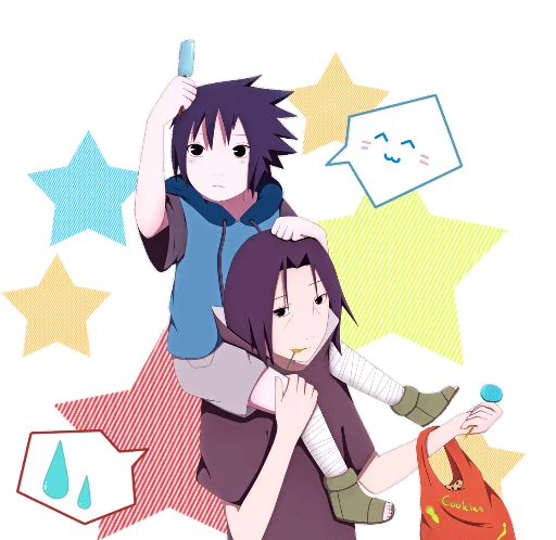 Стикер из набора itachi uchiha .saku для Телеграм: Статические ☺️