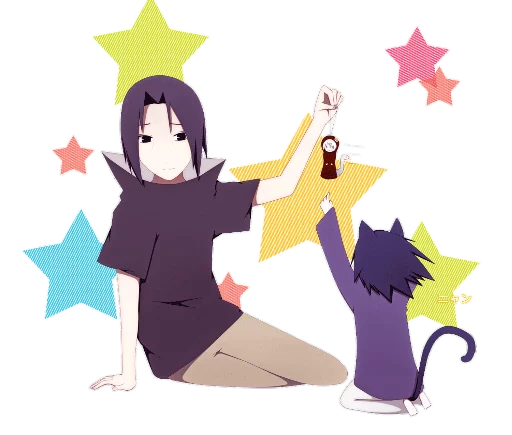 Стикер из набора itachi uchiha .saku для Телеграм: Статические ☺️