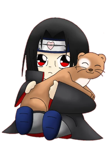 Стикер из набора itachi uchiha .saku для Телеграм: Статические 🙁