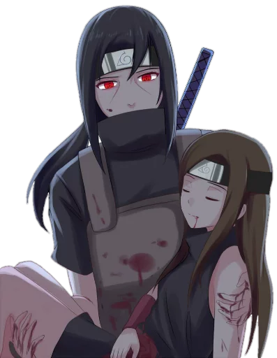Стикер из набора itachi uchiha .saku для Телеграм: Статические ❤