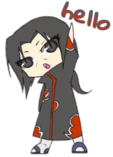 Стикер из набора itachi uchiha .saku для Телеграм: Статические ✋