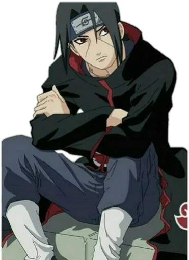 Стикер из набора itachi uchiha .saku для Телеграм: Статические 😕
