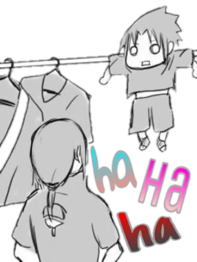 Стикер из набора itachi uchiha .saku для Телеграм: Статические 😂