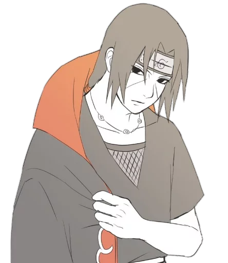 Стикер из набора itachi uchiha .saku для Телеграм: Статические 😐