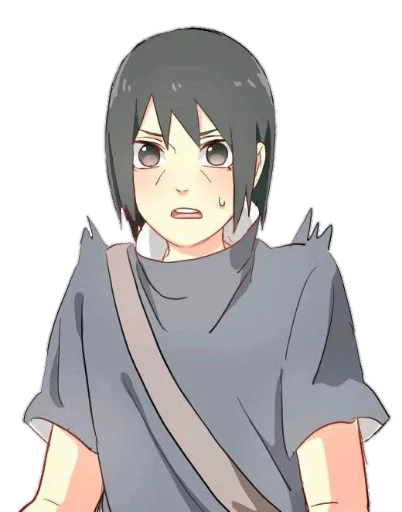 Стикер из набора itachi uchiha .saku для Телеграм: Статические 😰