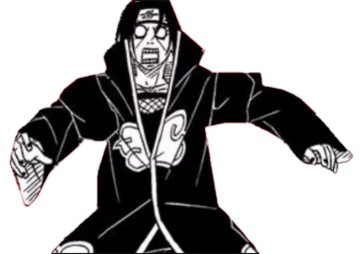 Стикер из набора itachi uchiha .saku для Телеграм: Статические 😱