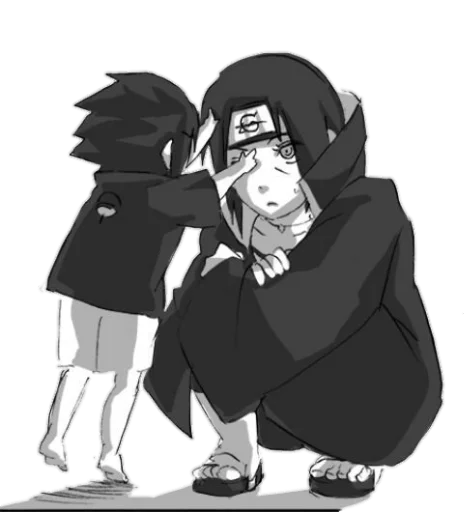 Стикер из набора itachi uchiha .saku для Телеграм: Статические ❤