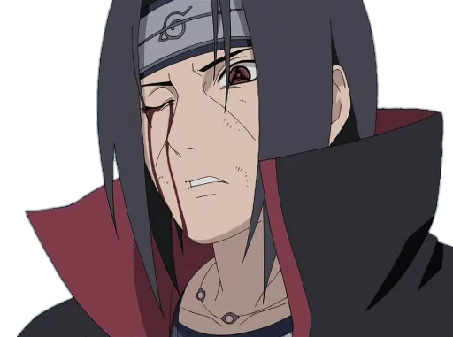 Стикер из набора itachi uchiha .saku для Телеграм: Статические 😟
