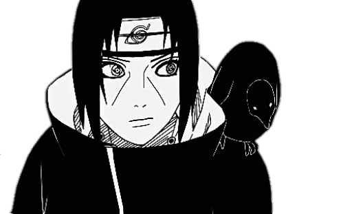 Стикер из набора itachi uchiha .saku для Телеграм: Статические 😐