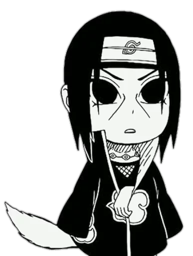 Стикер из набора itachi uchiha .saku для Телеграм: Статические 😟