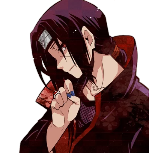Стикер из набора itachi uchiha .saku для Телеграм: Статические 🤔