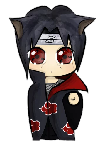 Стикер из набора itachi uchiha .saku для Телеграм: Статические ☺️