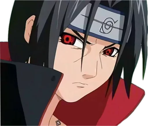 Стикер из набора itachi uchiha .saku для Телеграм: Статические 😑