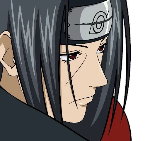 Стикер из набора itachi uchiha .saku для Телеграм: Статические 😐