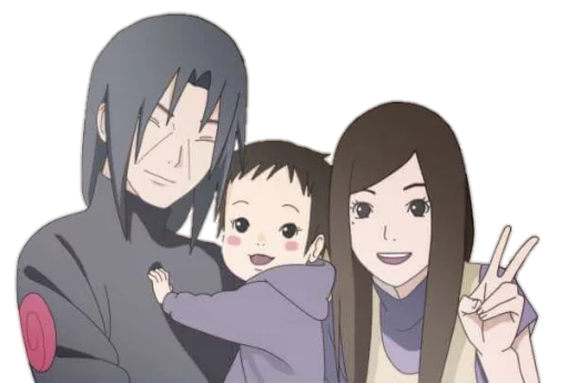 Стикер из набора itachi uchiha .saku для Телеграм: Статические ❤