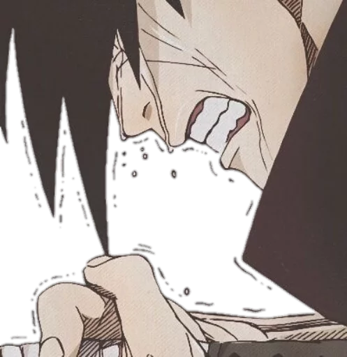 Стикер из набора itachi uchiha .saku для Телеграм: Статические 😭