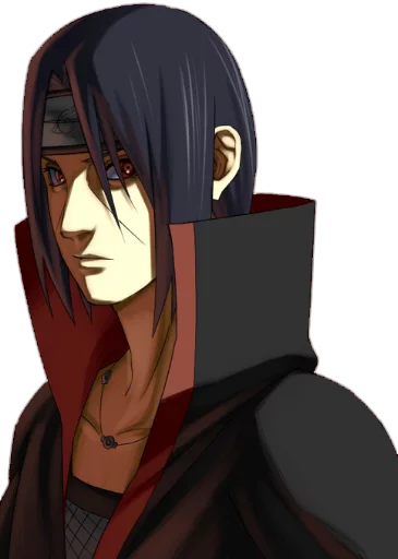Стикер из набора itachi uchiha .saku для Телеграм: Статические 😒