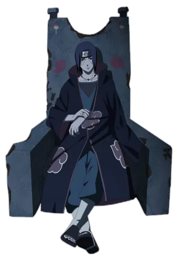 Стикер из набора itachi uchiha .saku для Телеграм: Статические 😐