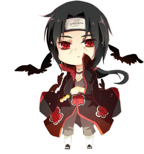 Стикер из набора itachi uchiha .saku для Телеграм: Статические 😕