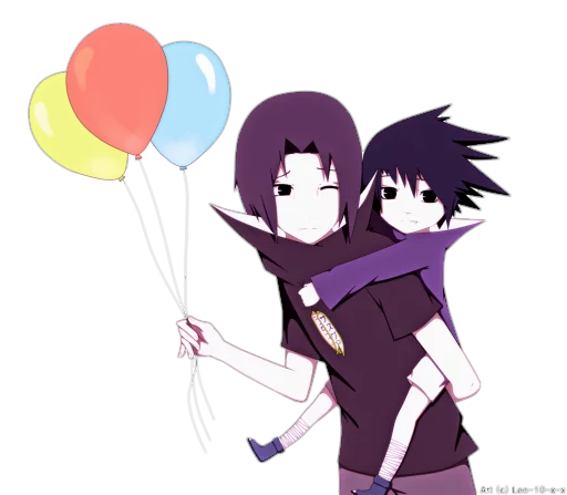 Стикер из набора itachi uchiha .saku для Телеграм: Статические ❤