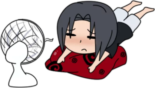 Стикер из набора itachi uchiha .saku для Телеграм: Статические 😩