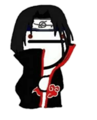 Стикер из набора itachi uchiha .saku для Телеграм: Статические 😐