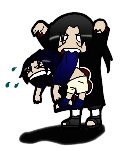 Стикер из набора itachi uchiha .saku для Телеграм: Статические 😡