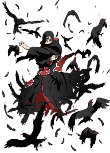 Стикер из набора itachi uchiha .saku для Телеграм: Статические 😡