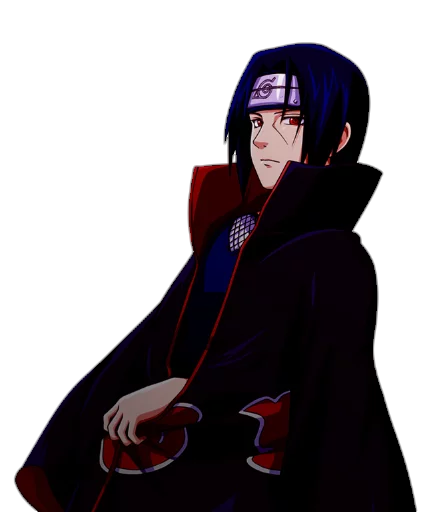 Стикер из набора itachi uchiha .saku для Телеграм: Статические 😒