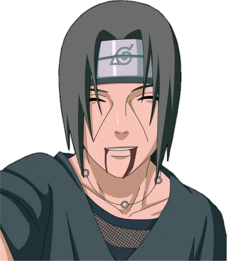 Стикер из набора itachi uchiha .saku для Телеграм: Статические 😊